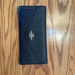 Coach dark navy wallet